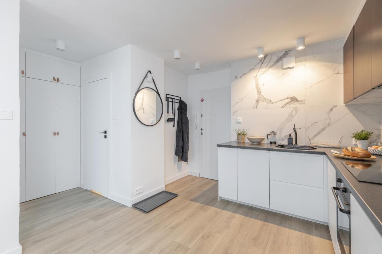Ferienwohnung Superapart Jana Pawla II 26 Warschau Exterior foto