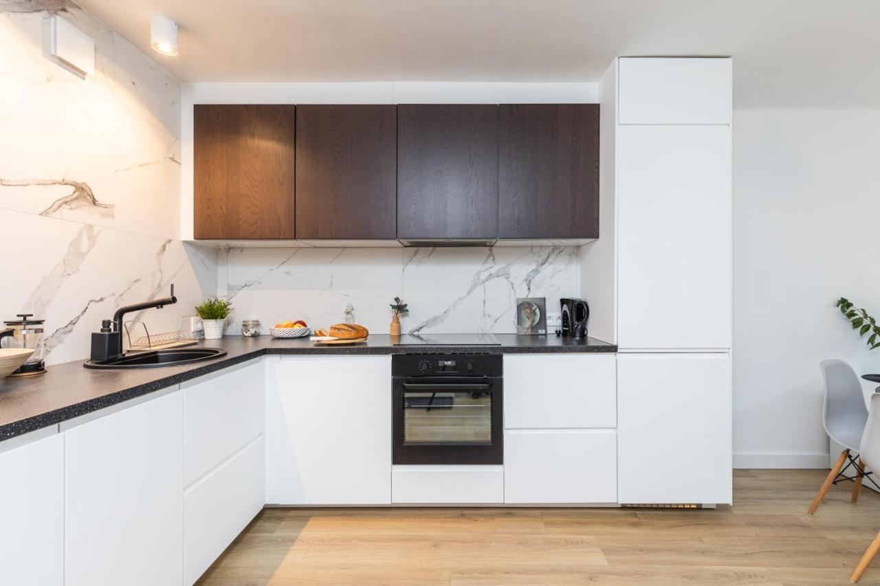 Ferienwohnung Superapart Jana Pawla II 26 Warschau Exterior foto